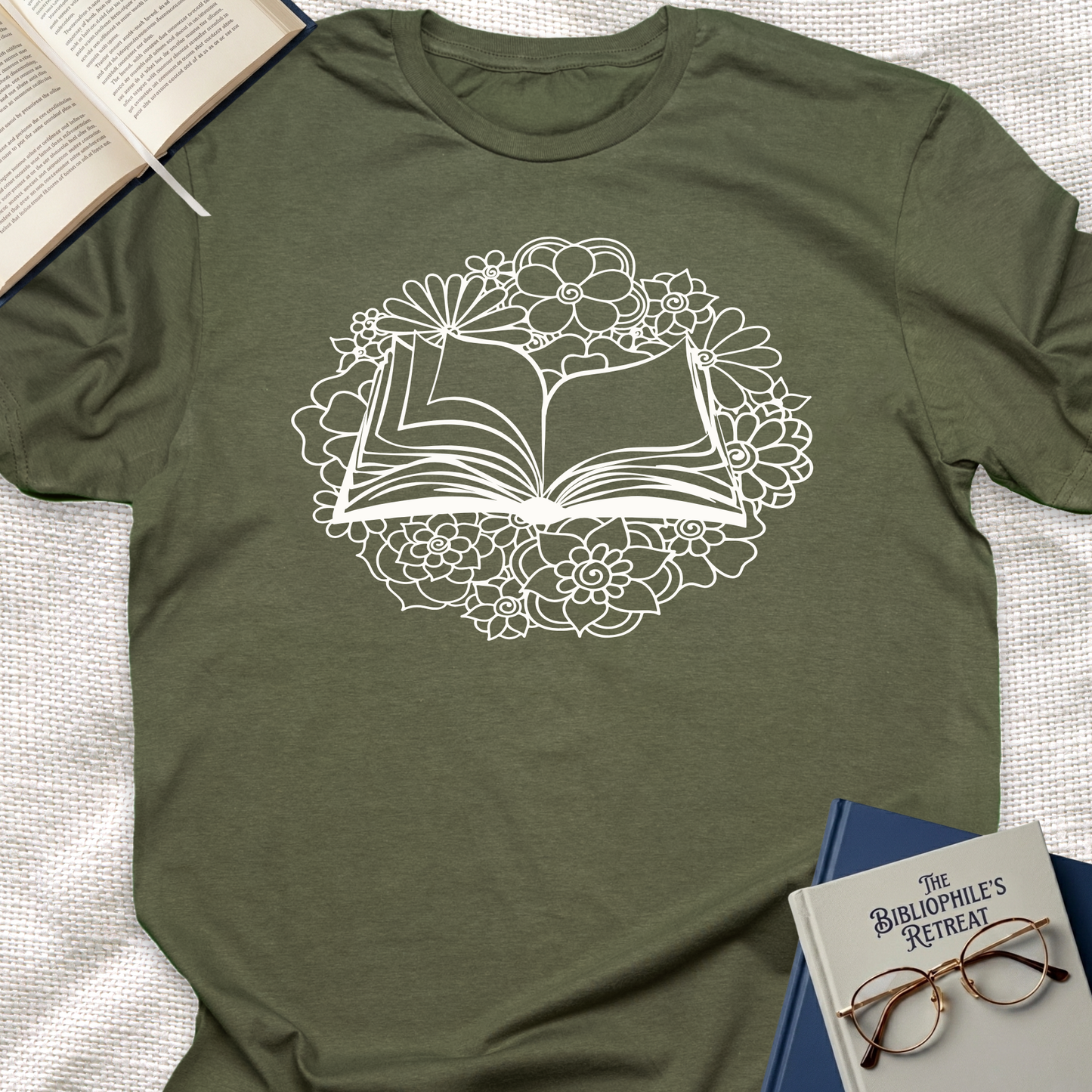 Flower Book Tee