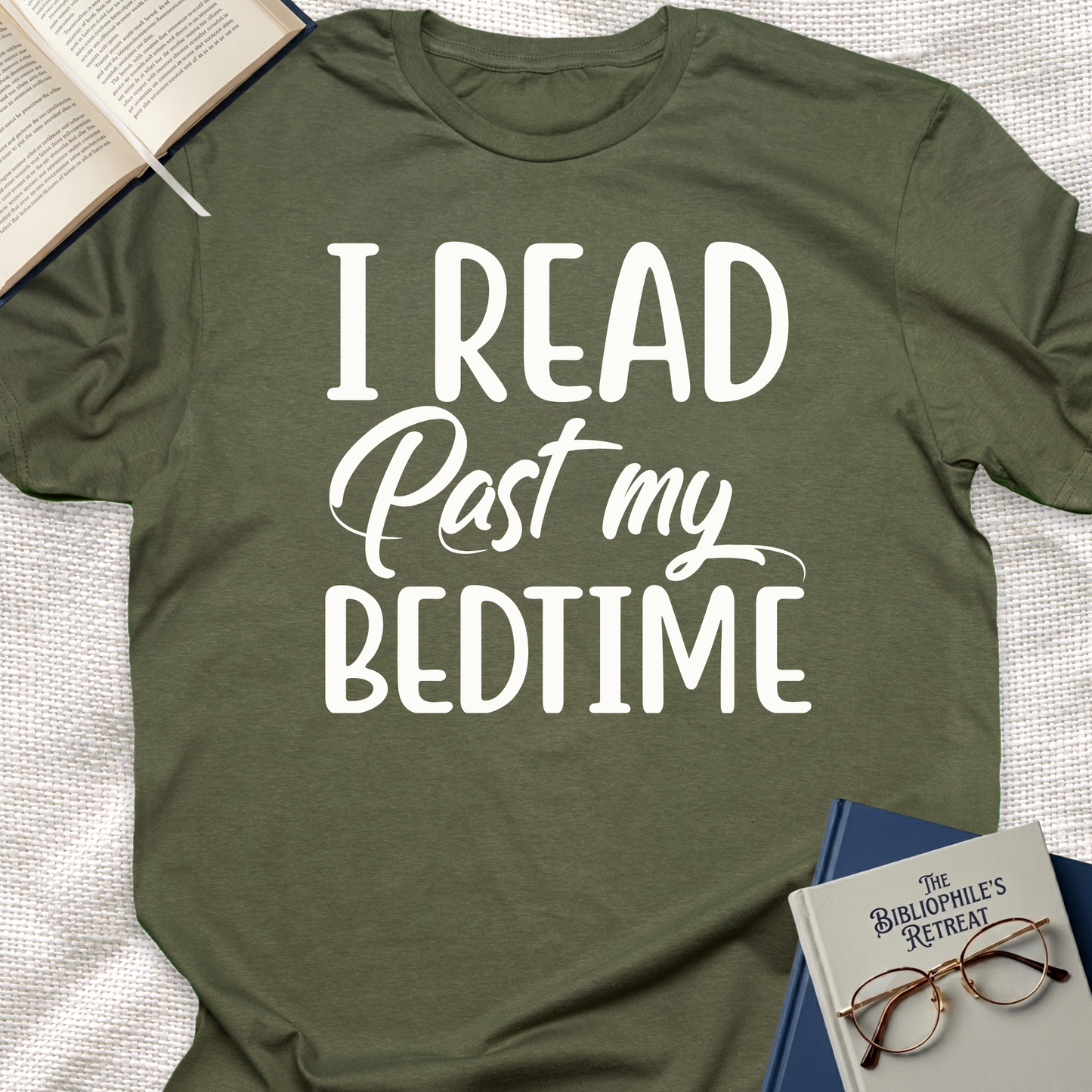 I Read Past My Bed Time Tee