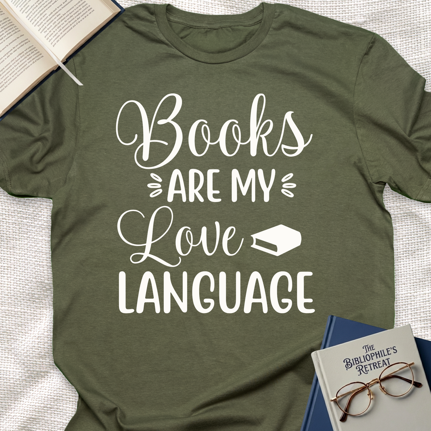 Books Love Language Tee