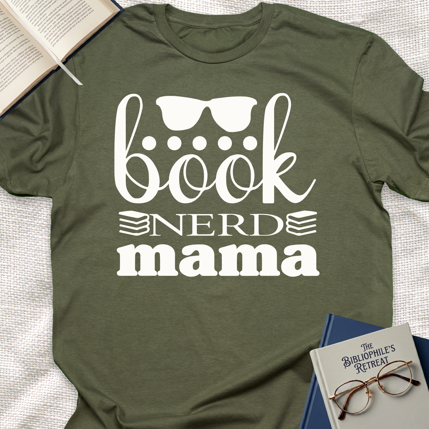 Book Nerd Mama Tee
