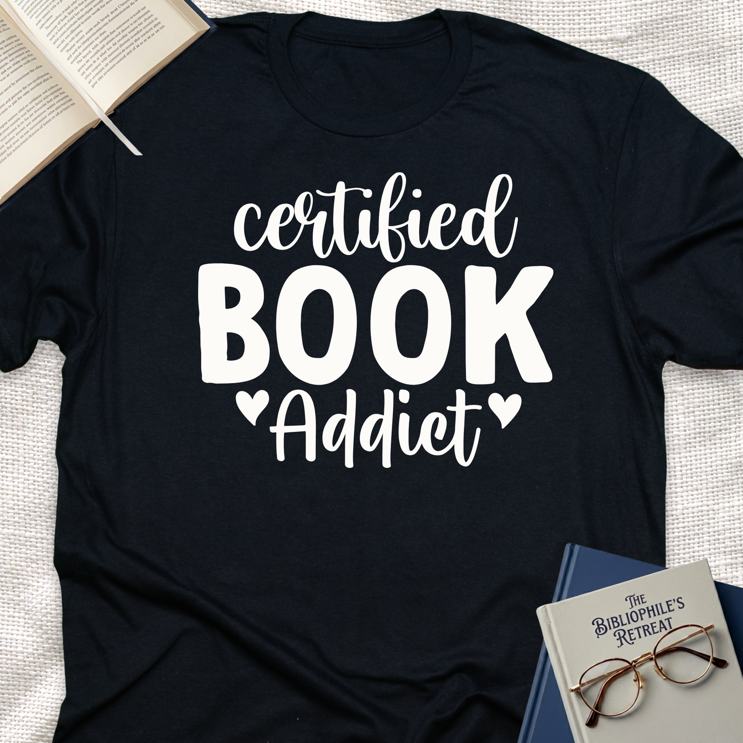 Certified Book Addict Tee