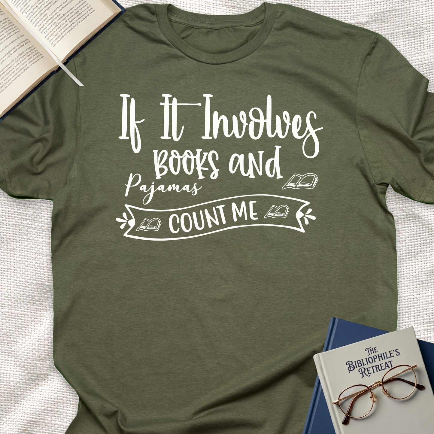 Involves Books Count Me Tee