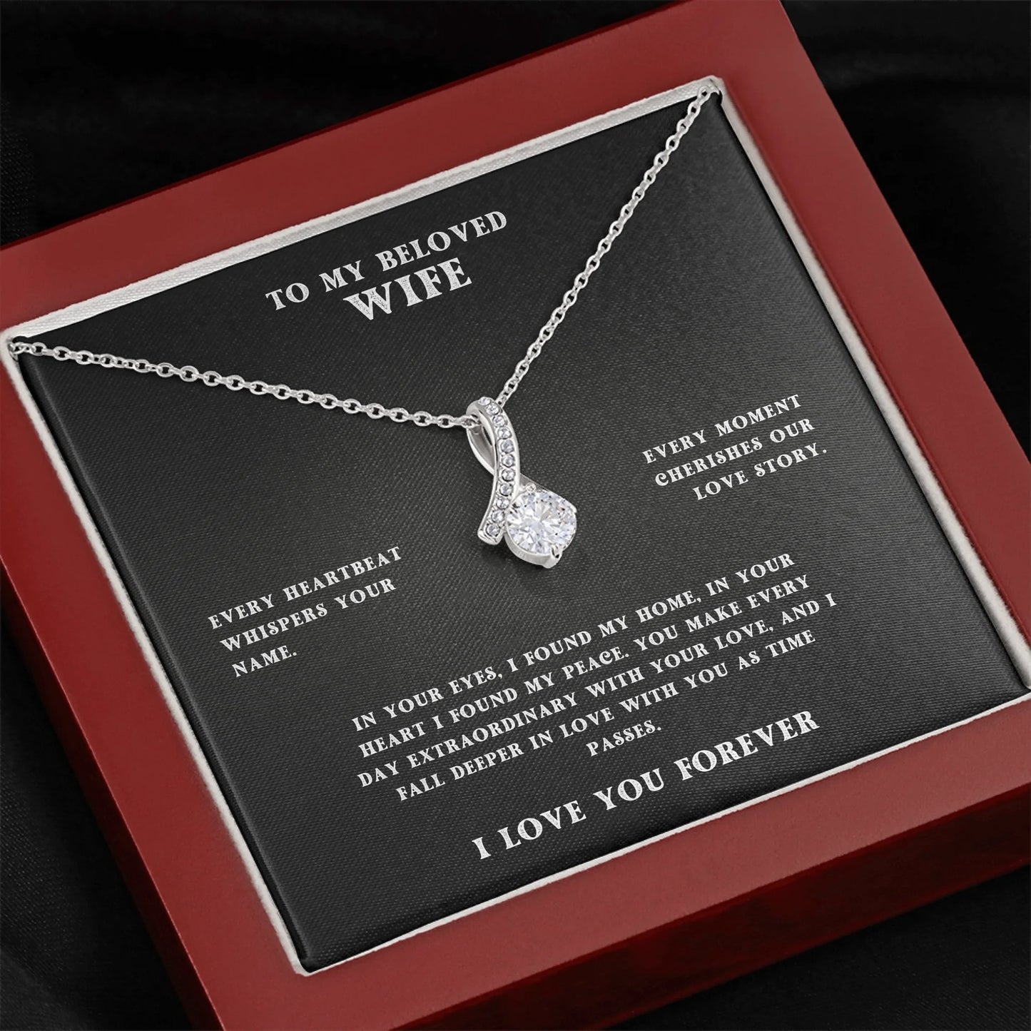 Dark Closeup Alluring Beauty Necklace