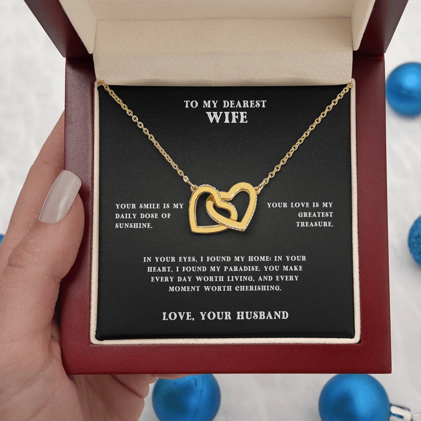 Interlocking Hearts Gold Lux N2