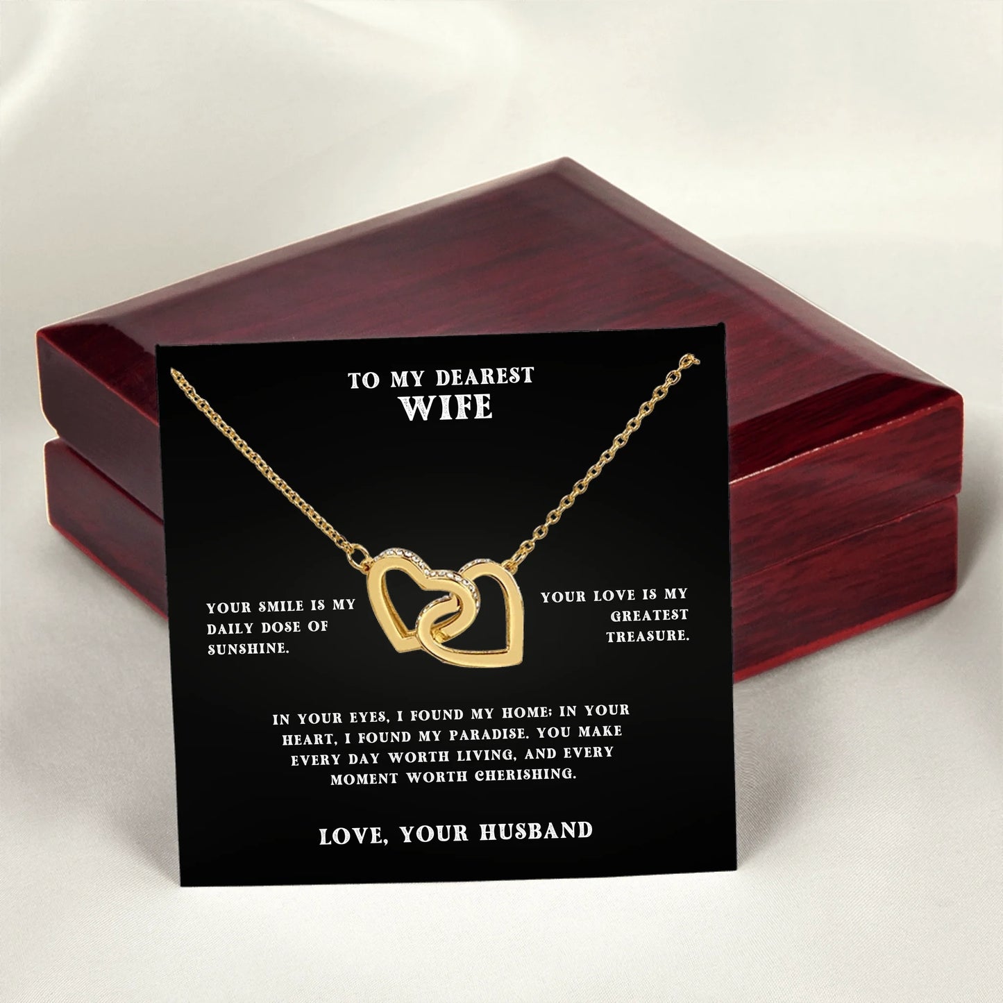 Interlocking Heart Gold Lux 8