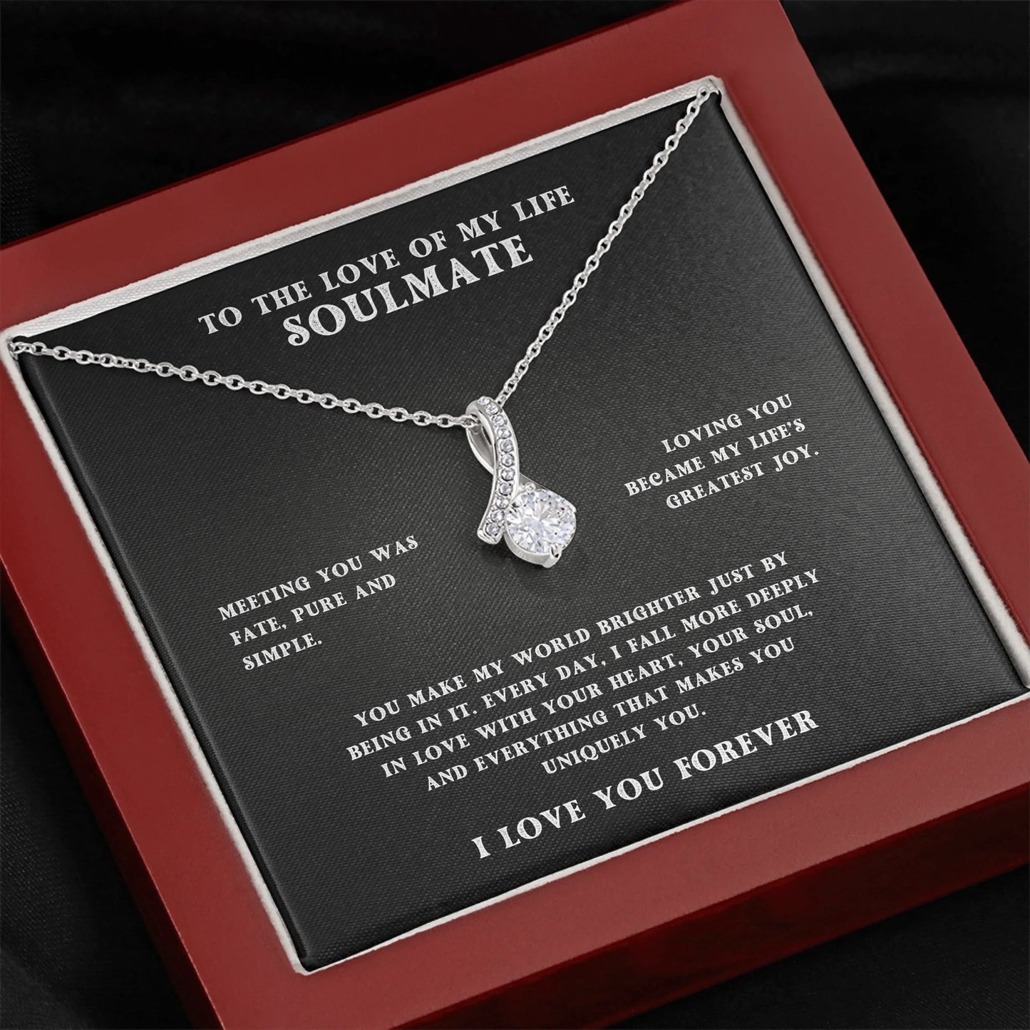 Dark Closeup Alluring Beauty Necklace