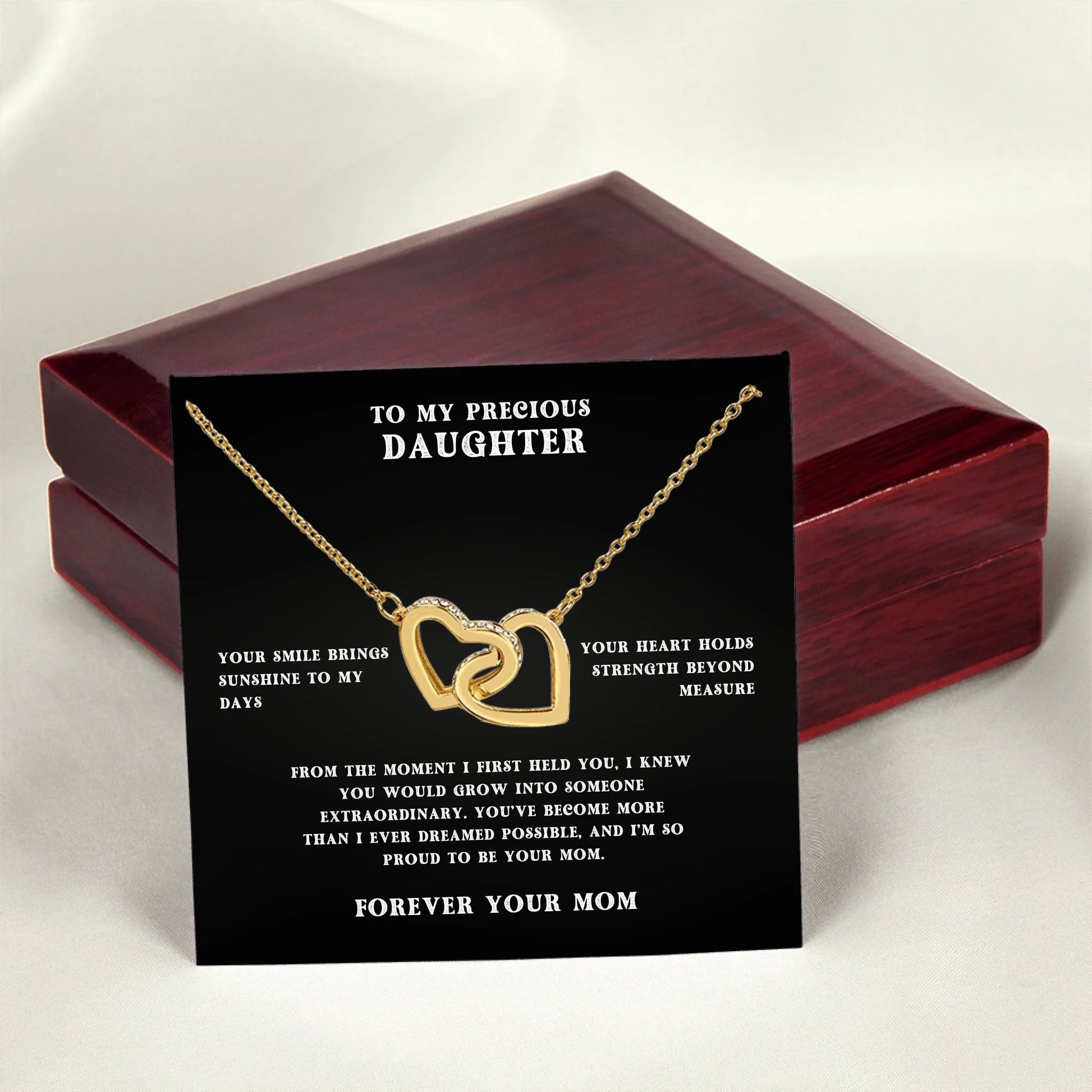 Interlocking Heart Gold Lux 8