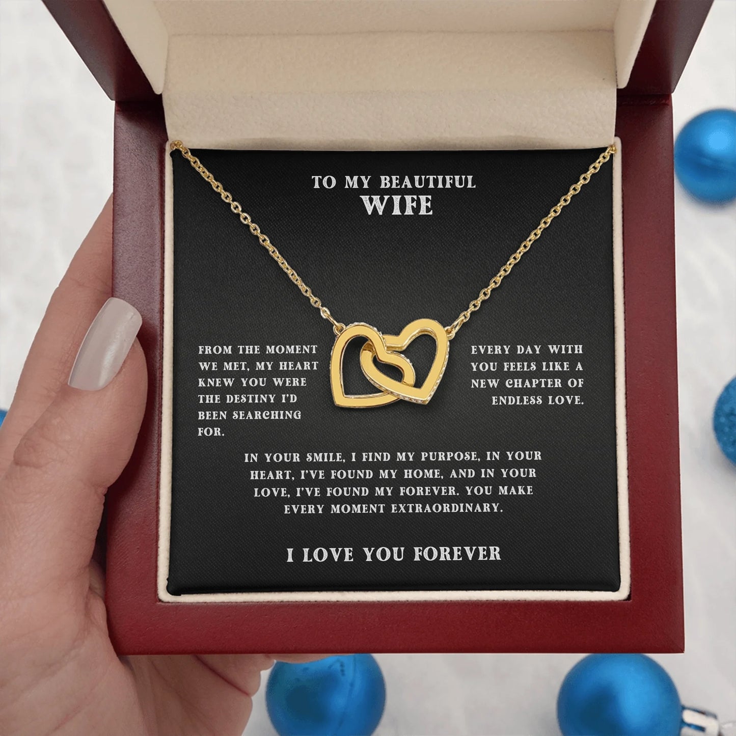 Interlocking Hearts Gold Lux N2