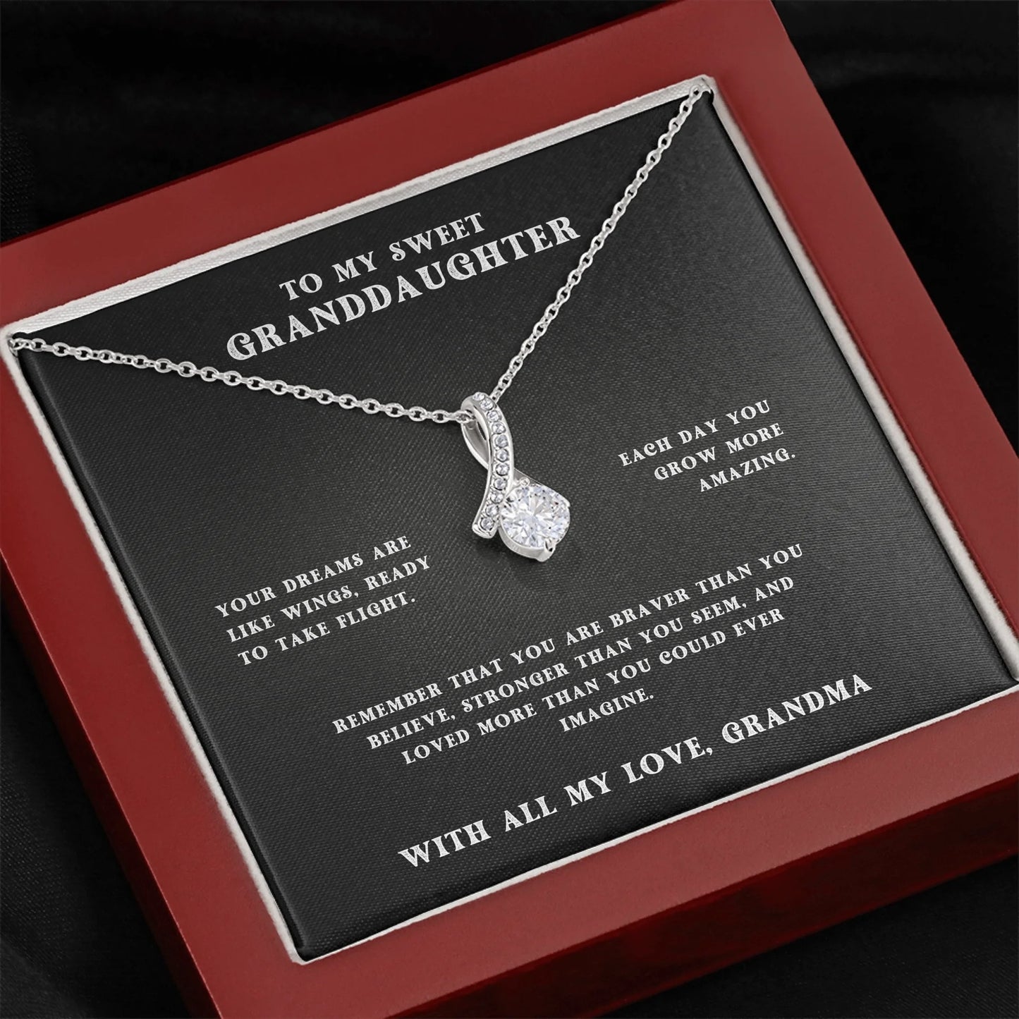 Dark Closeup Alluring Beauty Necklace