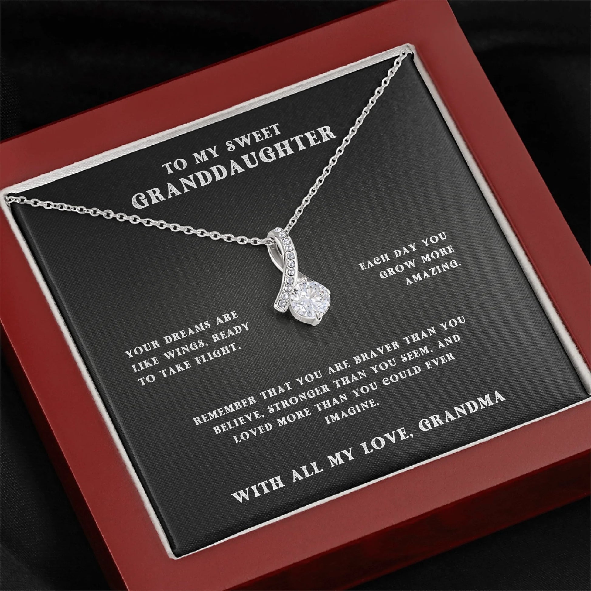 Dark Closeup Alluring Beauty Necklace