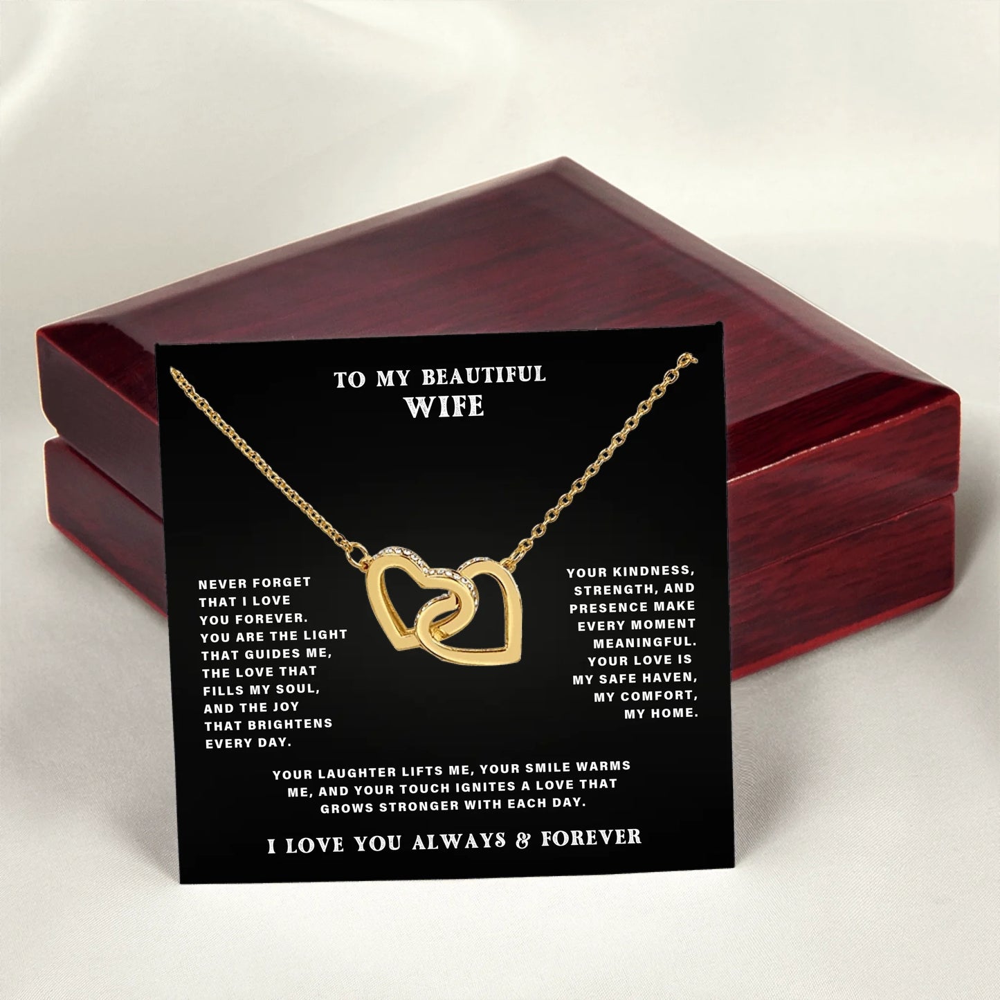 Interlocking Heart Gold Lux 8