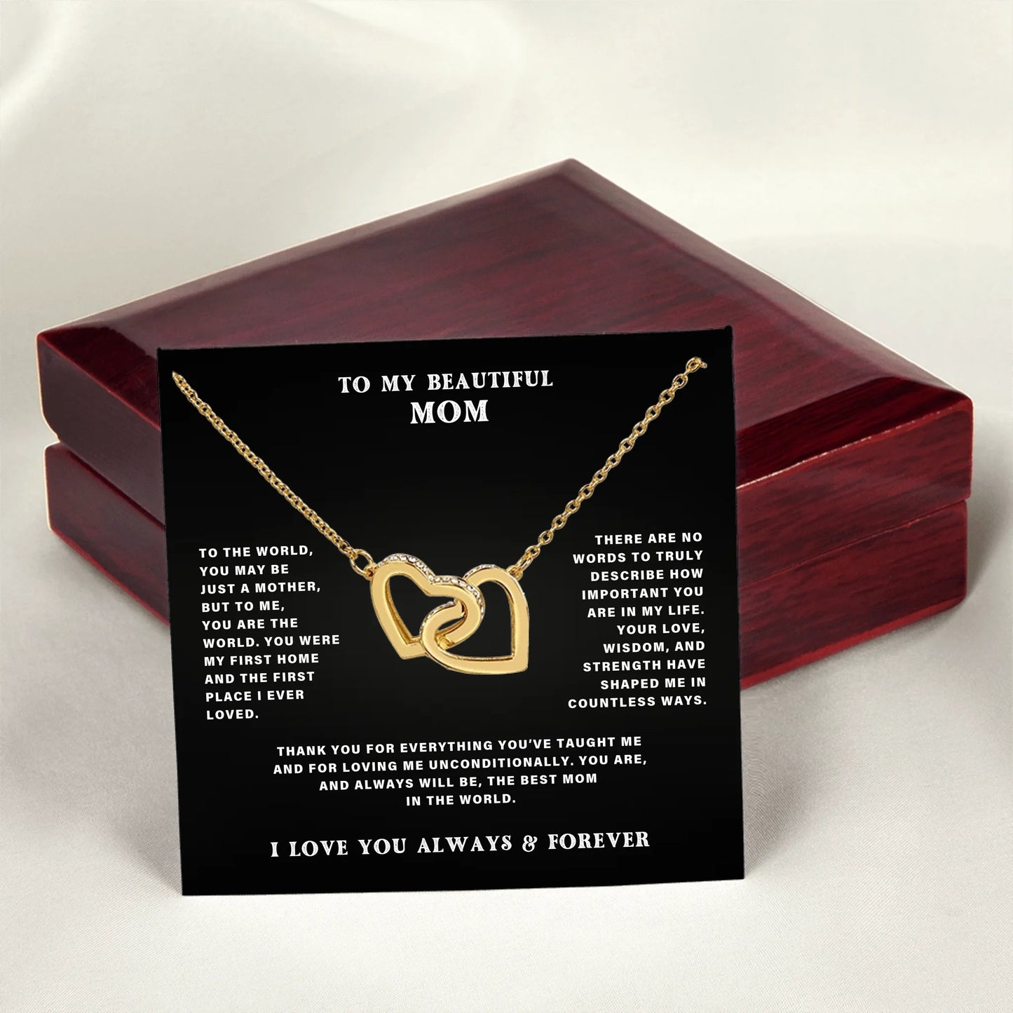 Interlocking Heart Gold Lux 8