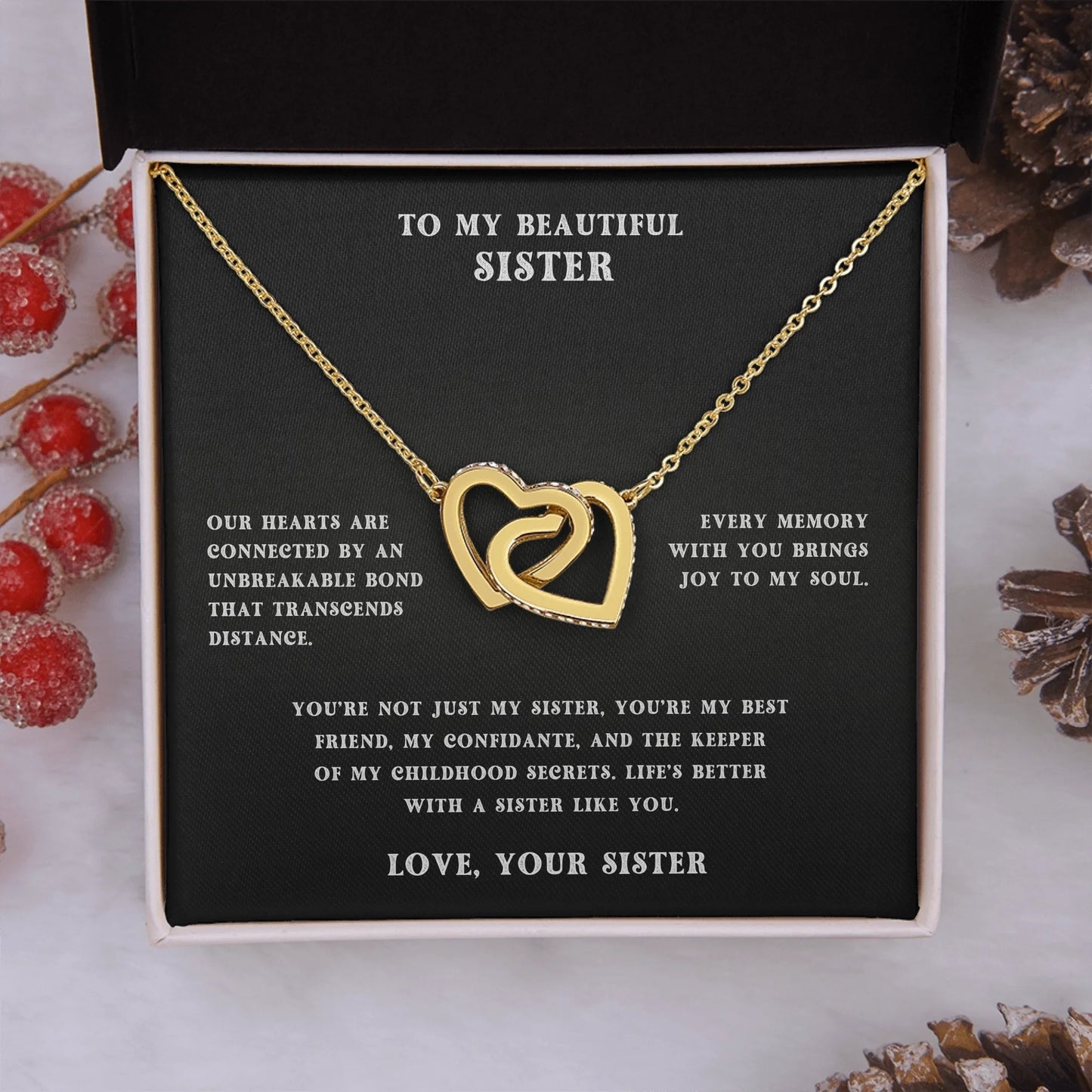 Interlocking Hearts Gold N5