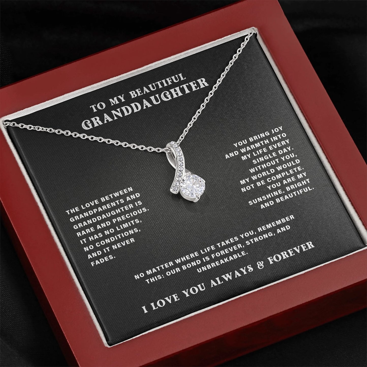 Dark Closeup Alluring Beauty Necklace