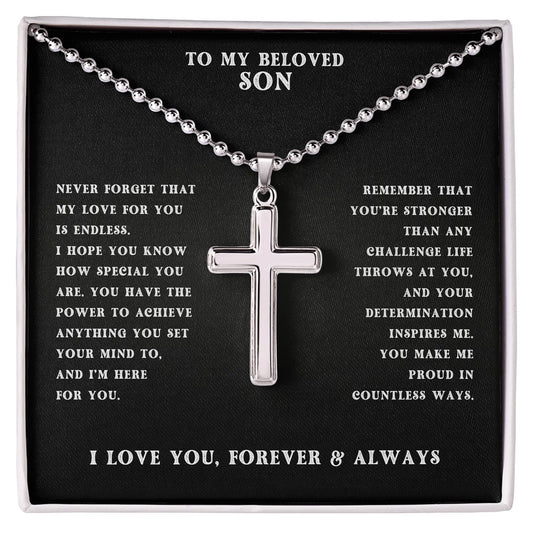 Cross with Ball Chain AMZ