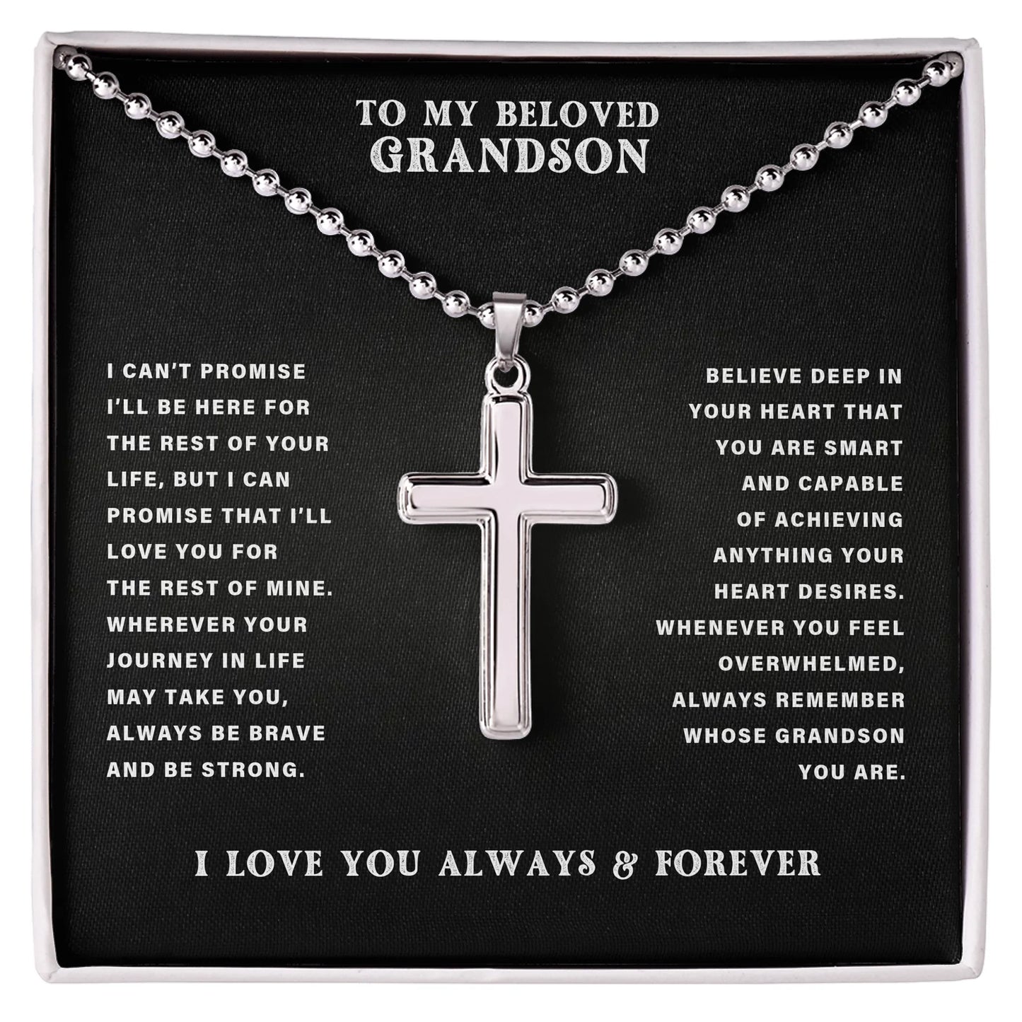 Cross with Ball Chain AMZ