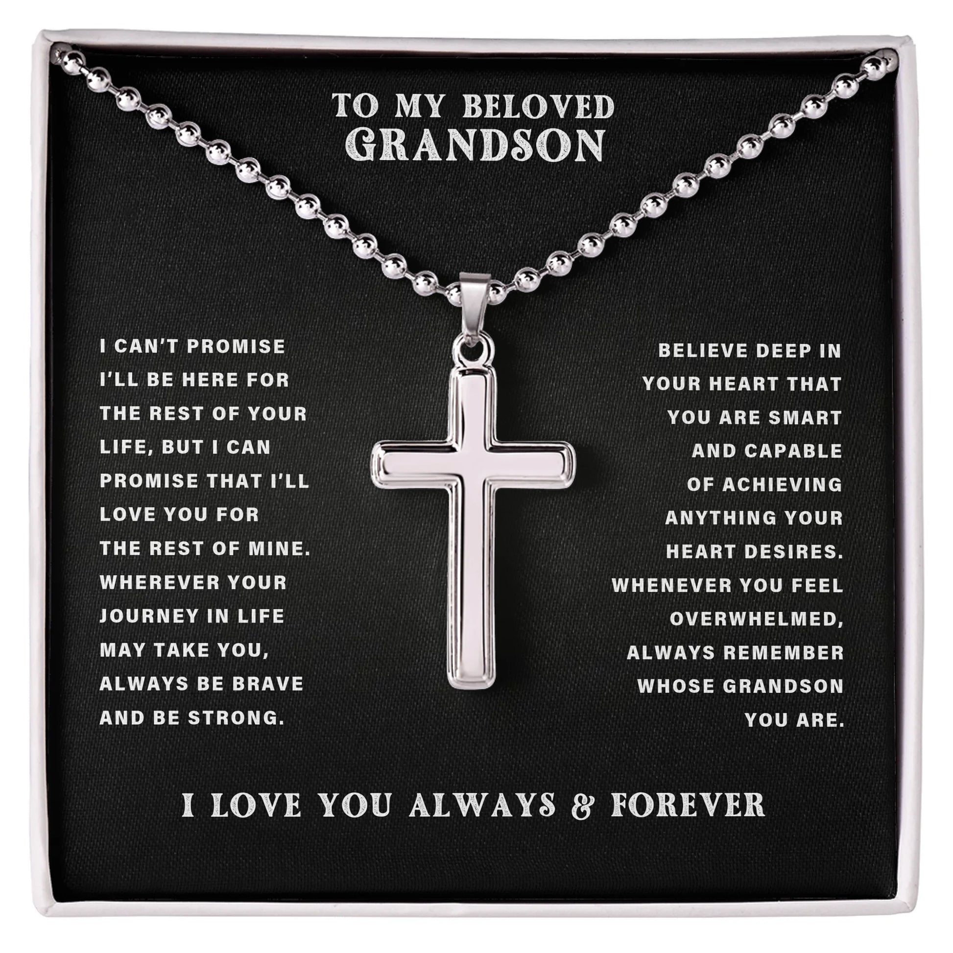 Cross with Ball Chain AMZ