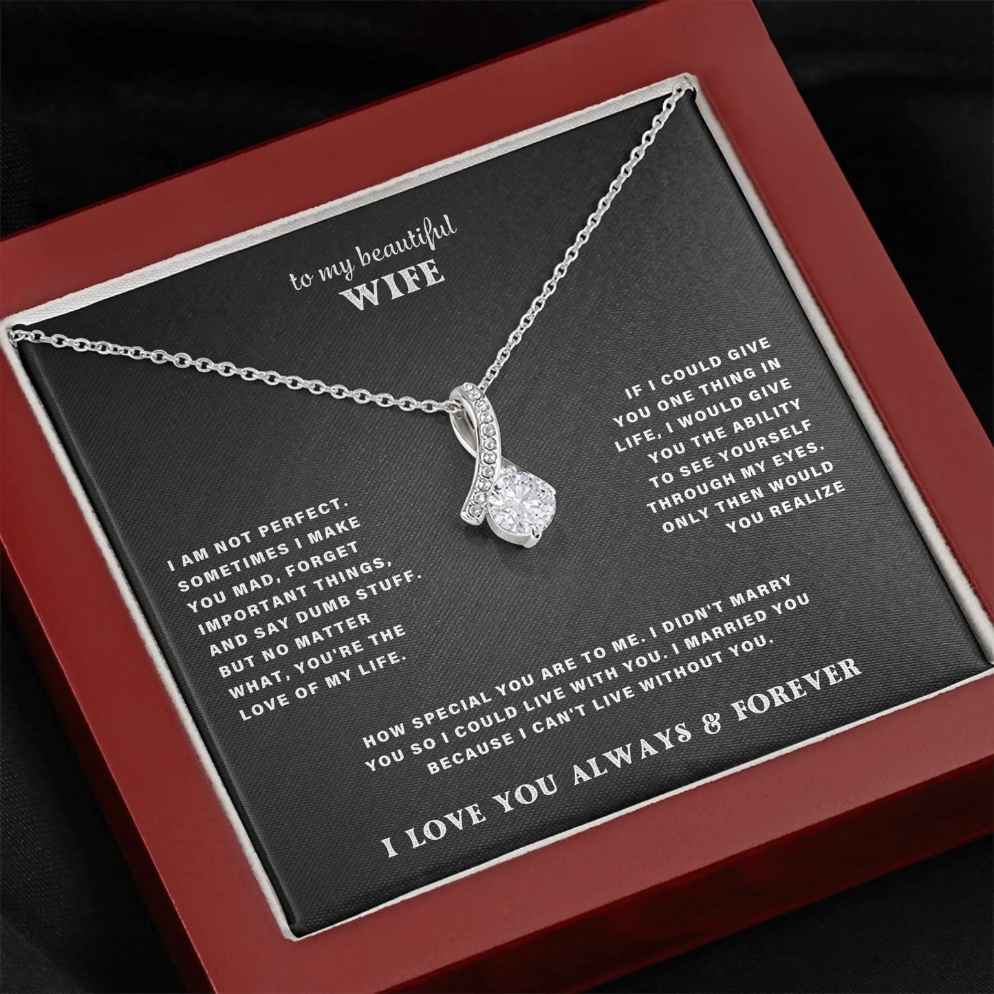 Dark Closeup Alluring Beauty Necklace