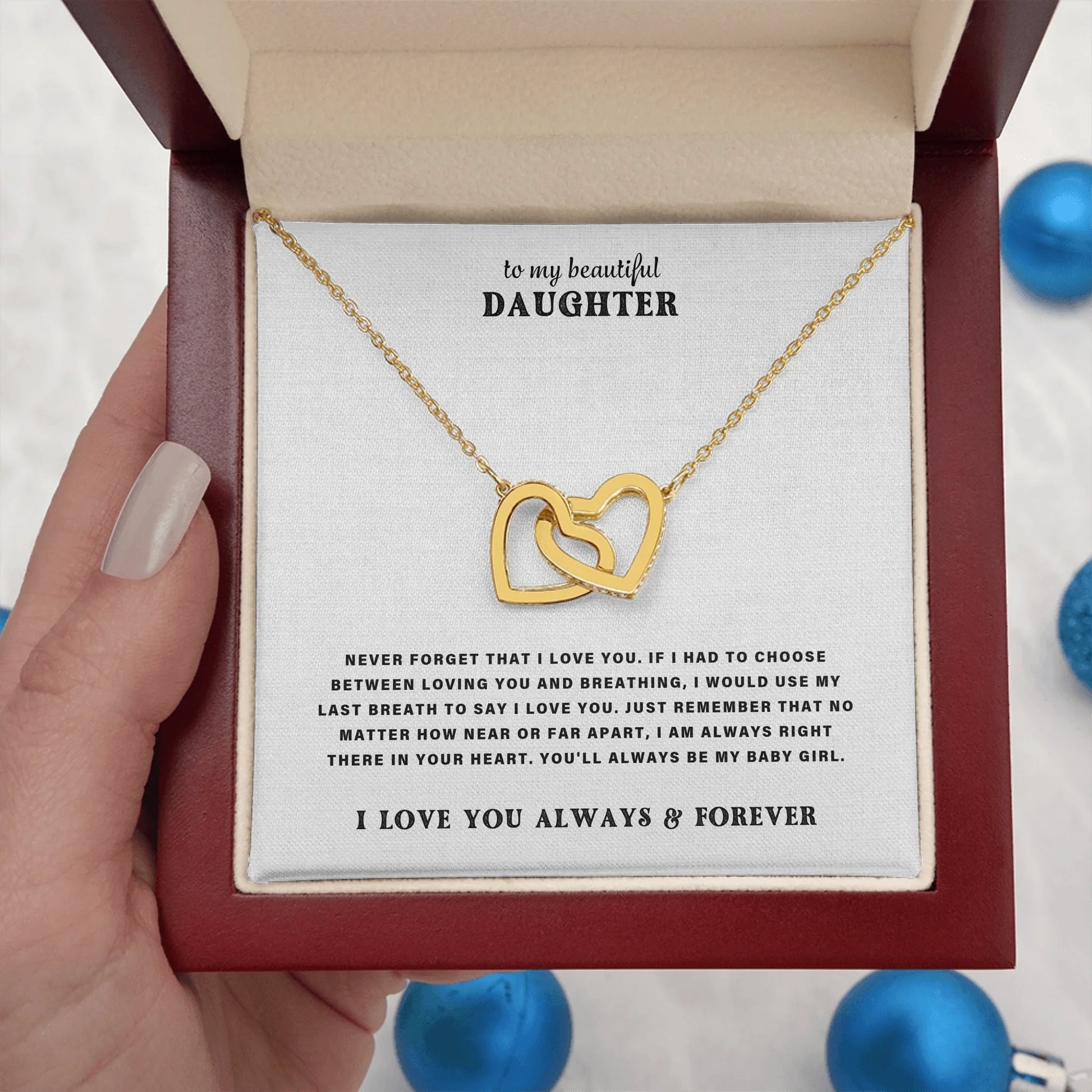 Interlocking Hearts Gold Lux N2