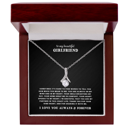 To My Girlfriend – Alluring Beauty Necklace – Personalized Gift Set – SL401
