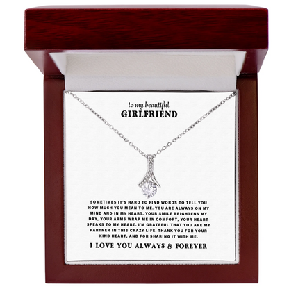To My Girlfriend – Alluring Beauty Necklace – Personalized Gift Set – SL402