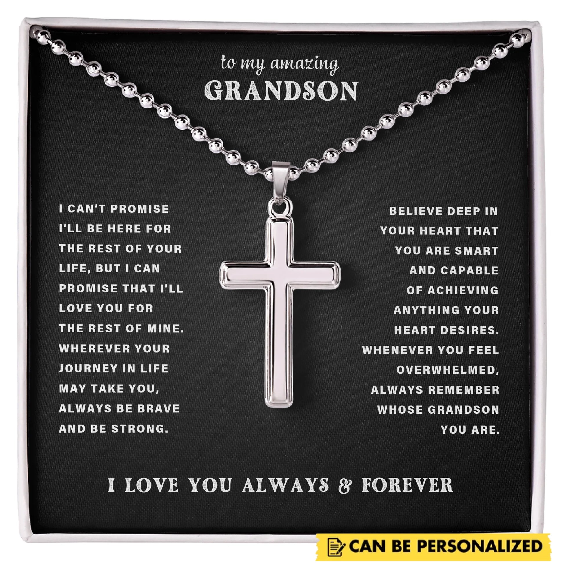 Cross with Ball Chain AMZ