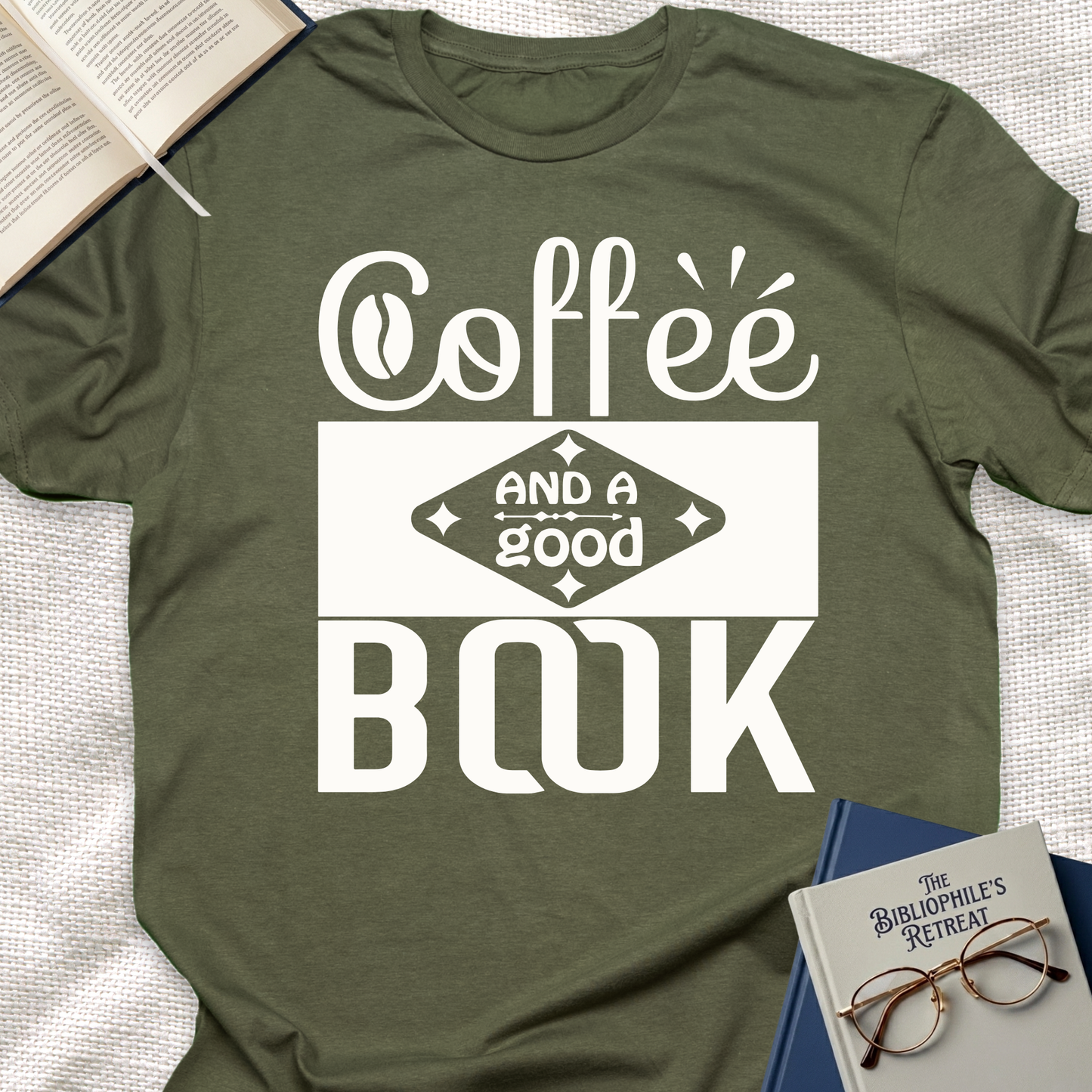 Coffee and Book Tee