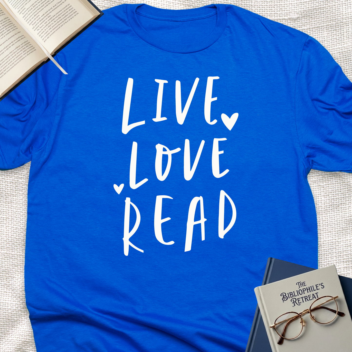 Live Love Read Tee