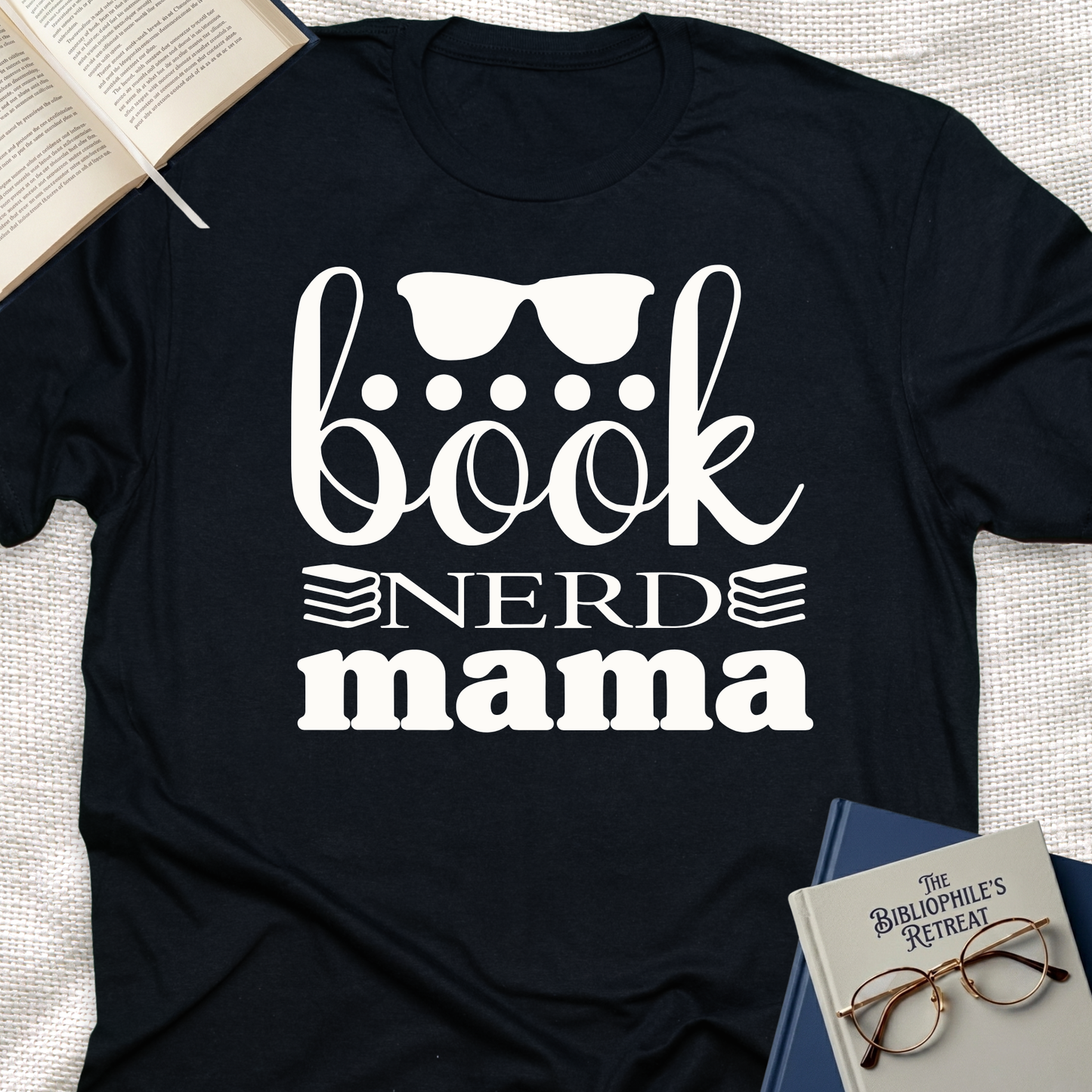 Book Nerd Mama Tee