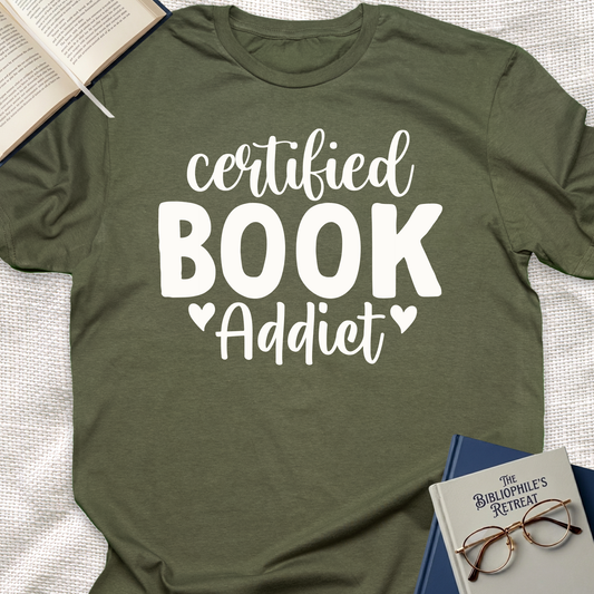 Certified Book Addict Tee