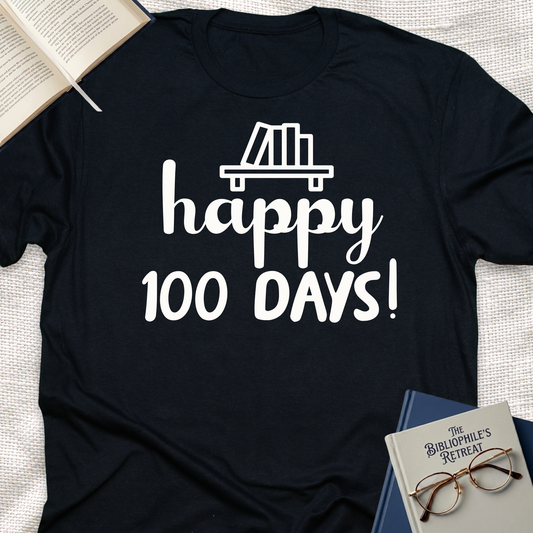 Happy 100 Days Book Tee