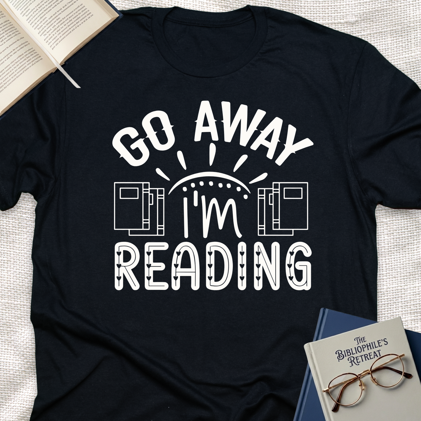 Go Away I'm Reading Tee