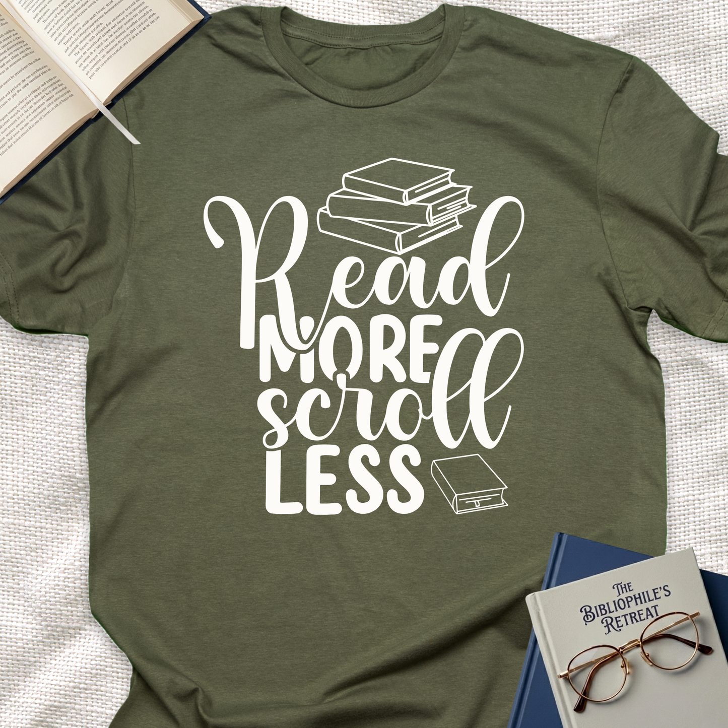 Read More Scroll Less Tee