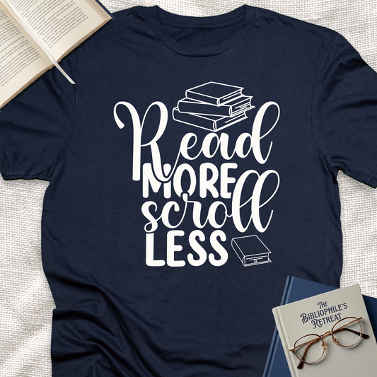 Read More Scroll Less Tee