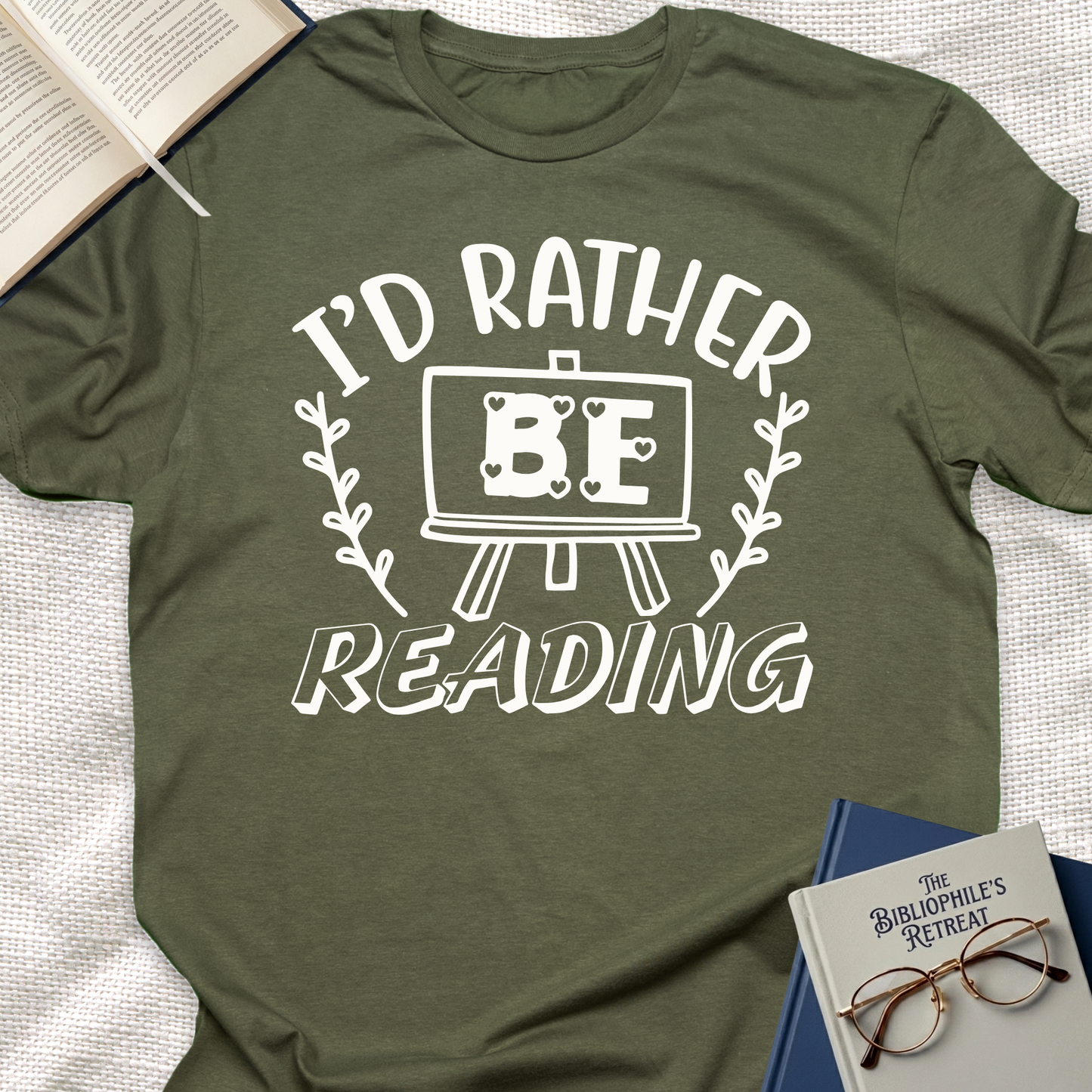 I'd Rather Be Reading Tee