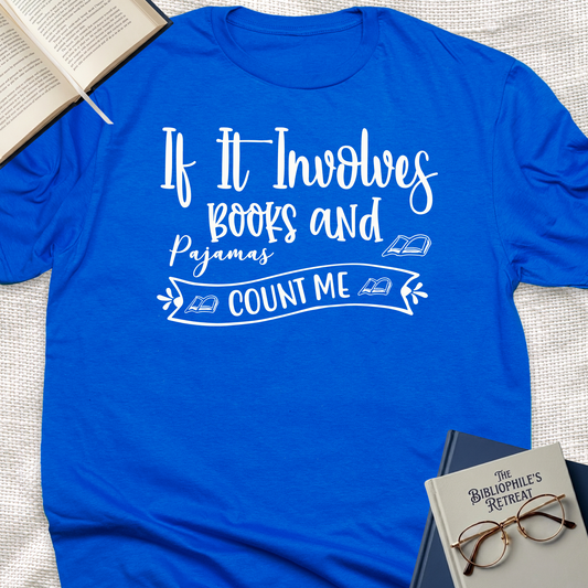 Involves Books Count Me Tee