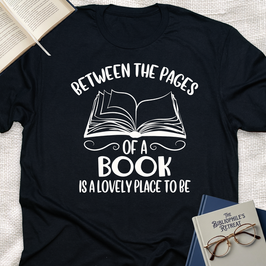 Between Pages and Books Tee