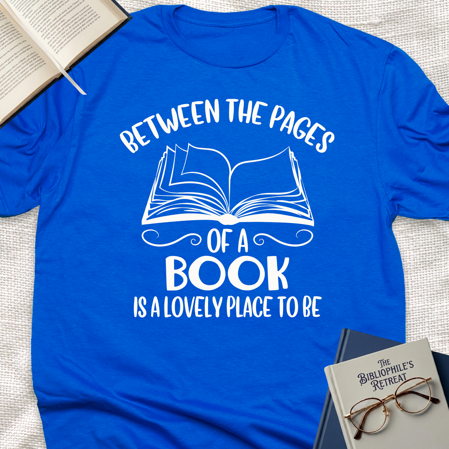 Between Pages and Books Tee