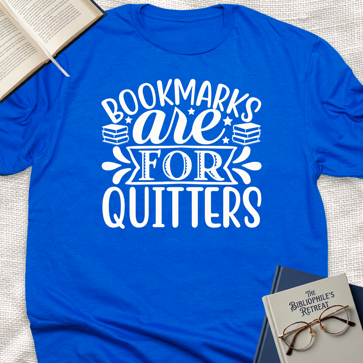 Bookmarks For Quitters Tee