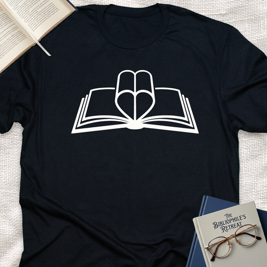 Books Heart Tee