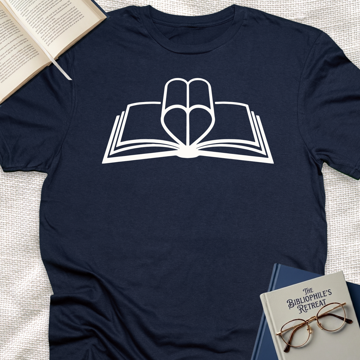 Books Heart Tee